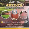 Artistic drives and patios