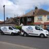 Fast flow roofing and guttering
